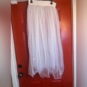 Hot & Delicious Tulle Embellished Skirt